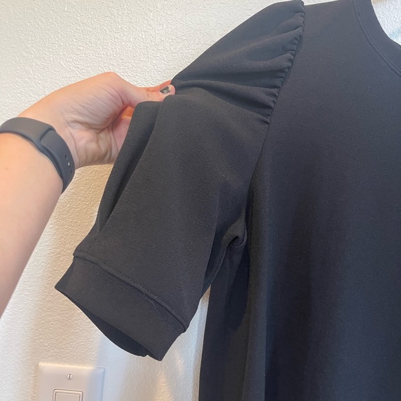 Zara Ruche Sleeve Dress - Picture 2 of 5